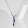 Sapphire Glow necklace