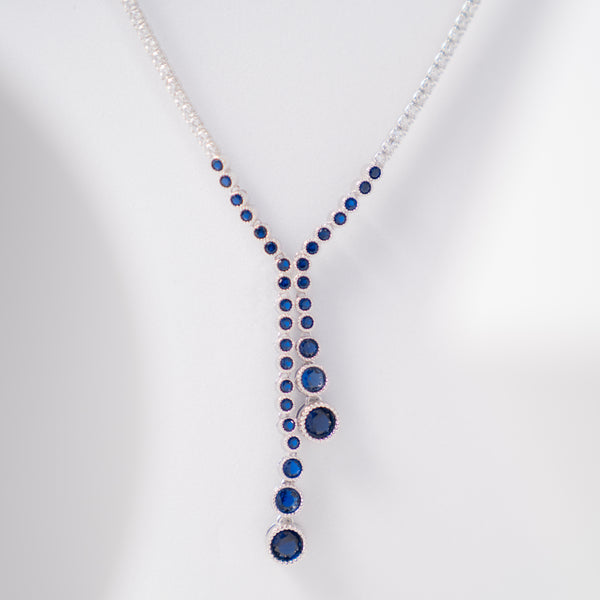 Sapphire Glow necklace