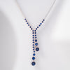 Sapphire Glow necklace