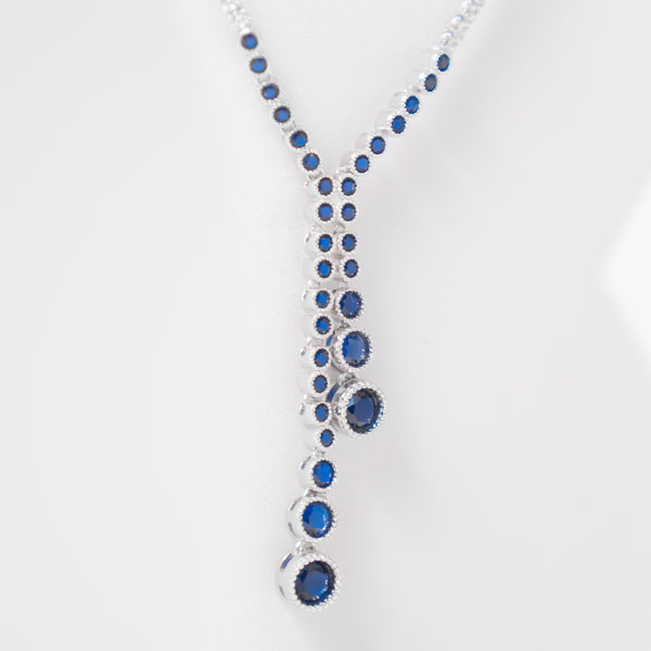Sapphire Glow necklace