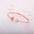 Rose Gold Dual Heart Bracelet