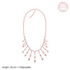 Rose Gold Celebration Necklace